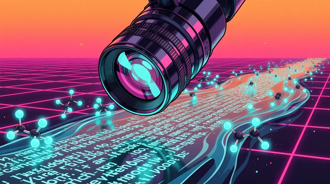 Scanning microscope detecting brand-name signals in AI-generated text — Brand Positioning Recommendation Prompt Patterns.